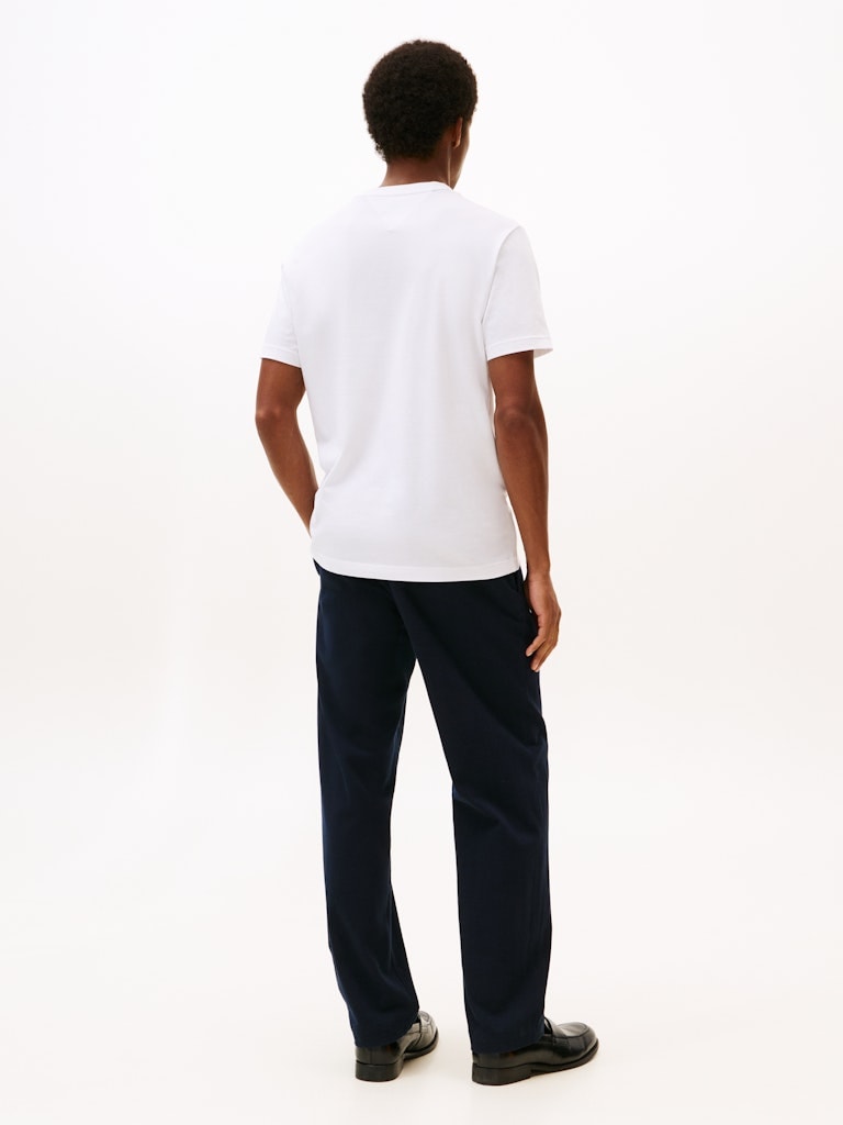 Tommy Hilfiger Erkek Beyaz T-Shirt