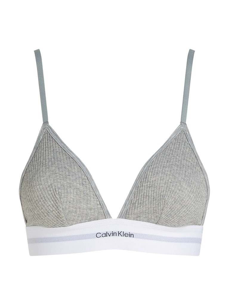 Calvin Klein Modal Gri Kadın Üçgen Bralet - LV00QF8248P7A