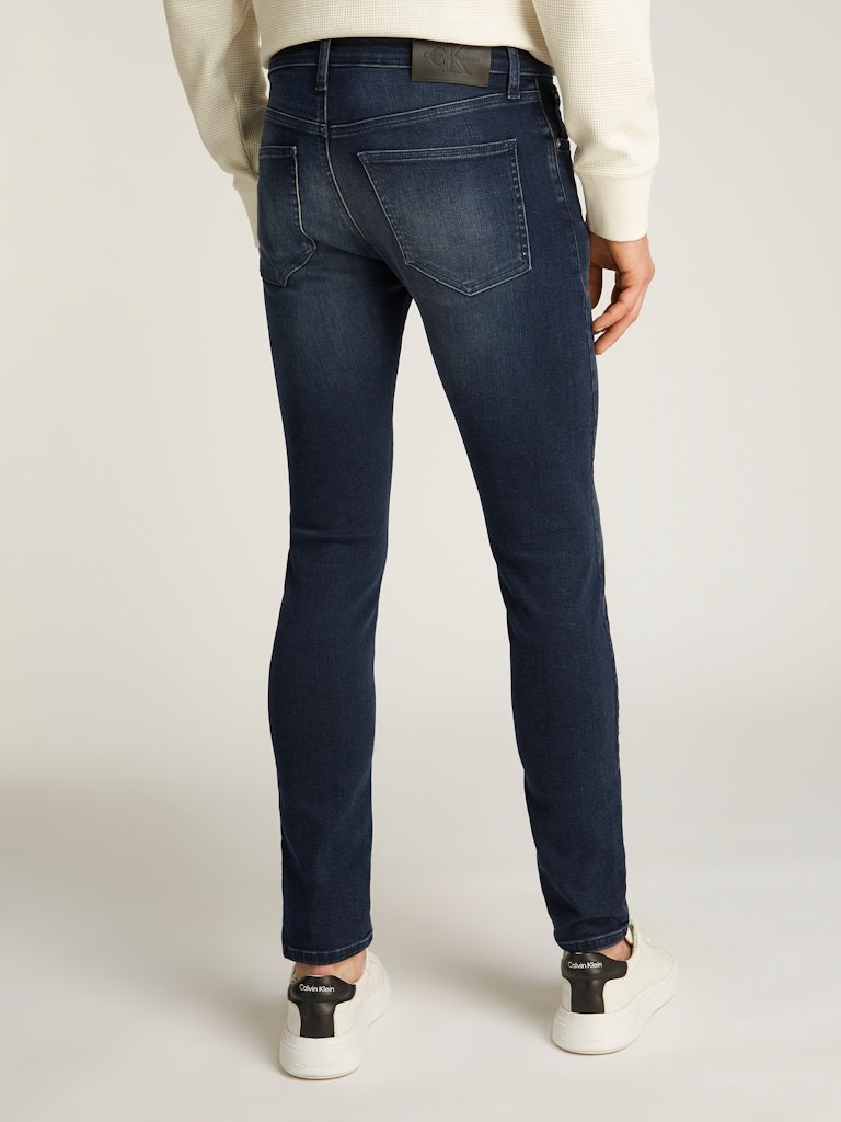 Calvin Klein Streç Pamuklu Skinny Fit Normal Bel Dar Paça Jeans Erkek Kot Pantolon - J30J3265261BY