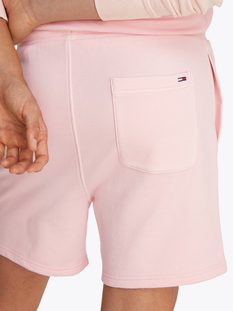 Tommy Hilfiger Rejeneratif Pamuk PEMBE Erkek Sweat Şort - DM0DM20936TH3
