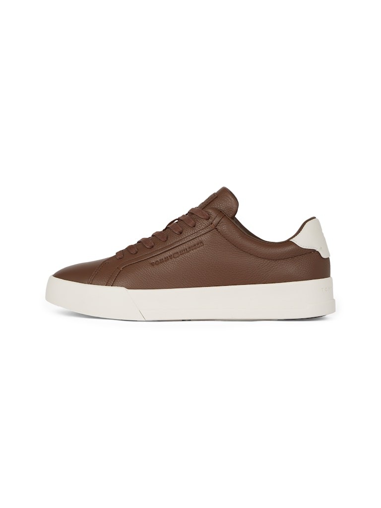 Tommy Hilfiger Kahverengirengi Erkek Kısa Taban Sneakers - FM0FM05324GV0