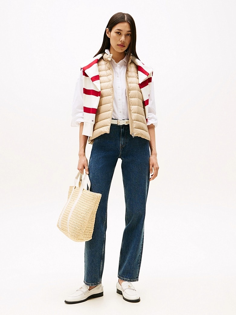 Tommy Hilfiger Kadın Bej Yelek