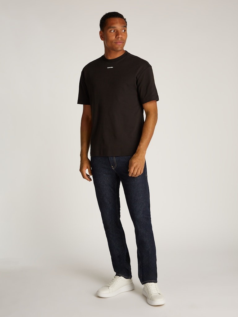 Calvin Klein Rejeneratif Pamuk Siyah Erkek Kısa Kollu T-Shirt - K10K112487BEH