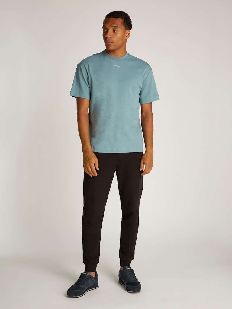 Calvin Klein Mavi Erkek T-Shirt - K10K112487CFQ