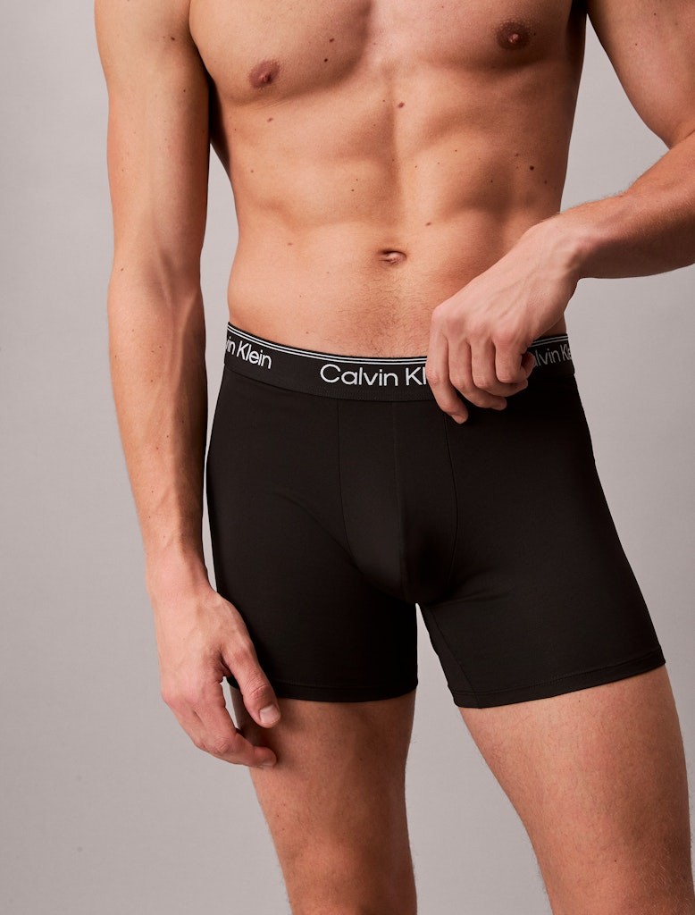 Calvin Klein Erkek Siyah Uzun Boxer