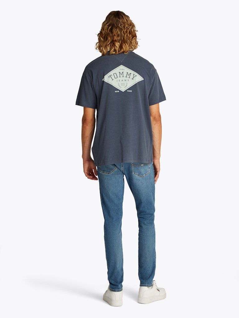 Tommy Hilfiger Rejeneratif Pamuk Mavi Erkek Kısa Kollu T-Shirt - DM0DM20806C1G