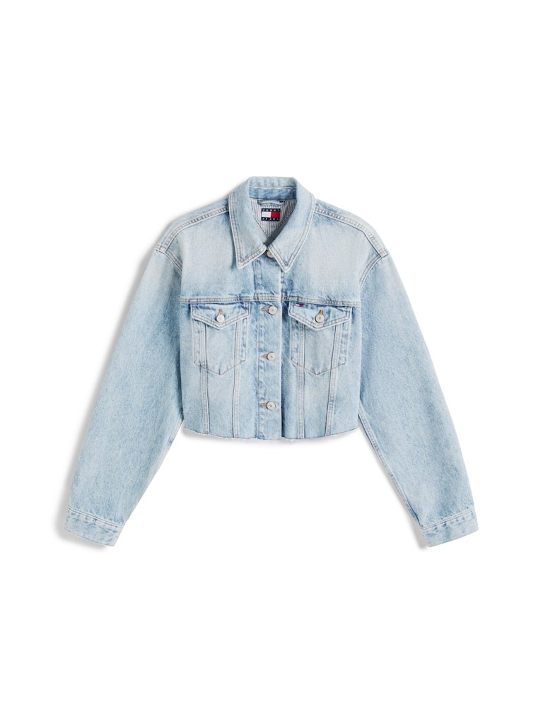 Tommy Hilfiger Kadın Mavi Kot Mont