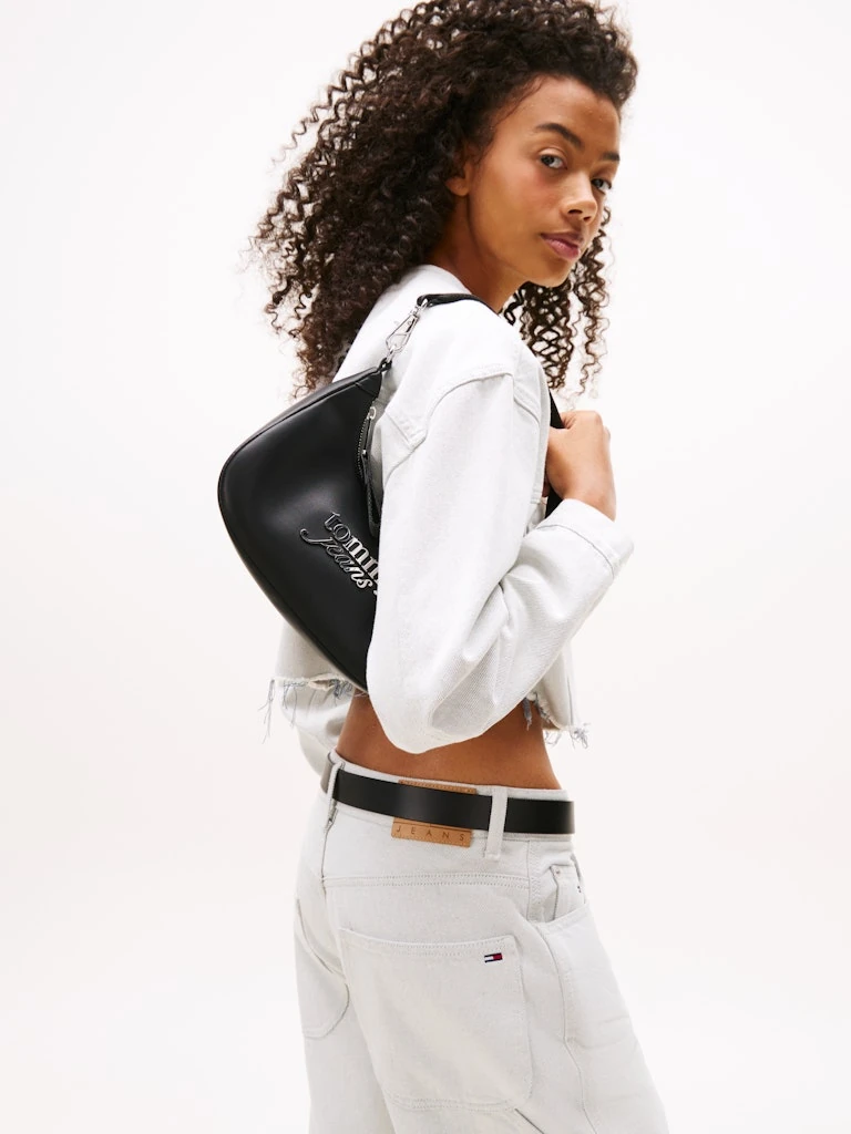 Tommy Hilfiger Kadın Siyah Omuz El Çantası