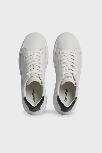 Calvin Klein Erkek Mavi Kısa Taban Sneakers
