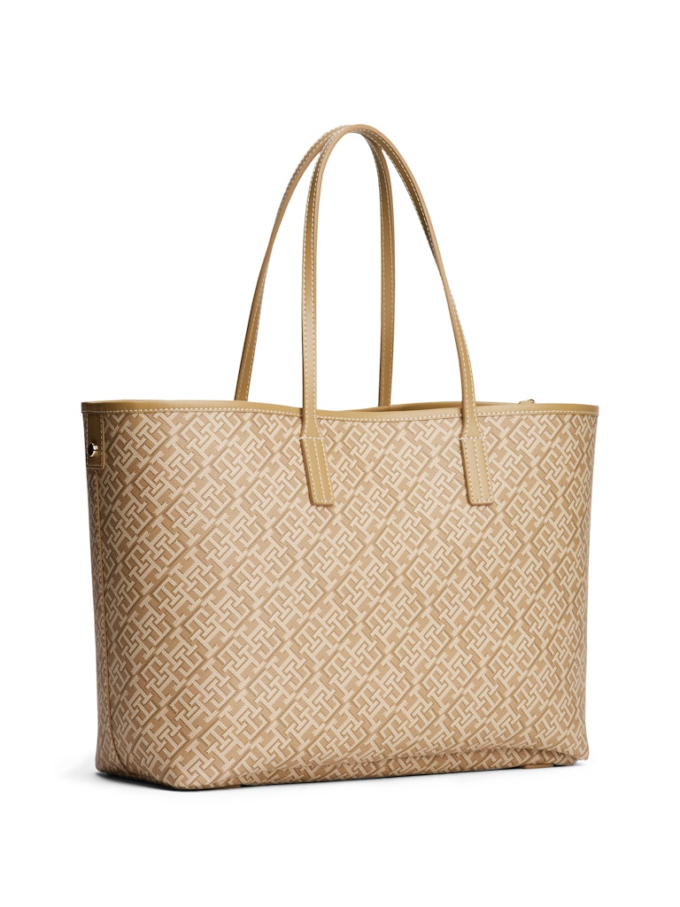 Tommy Hilfiger Kadın Kahverengi Tote El Çantası