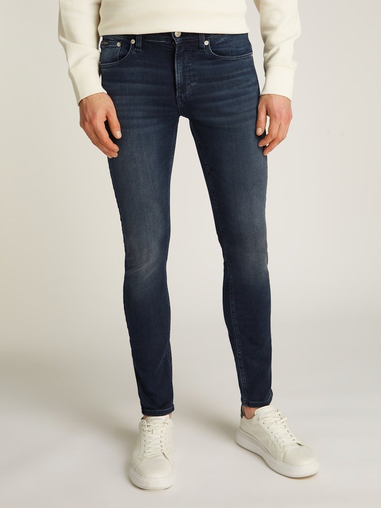 Calvin Klein Streç Pamuklu Skinny Fit Normal Bel Dar Paça Jeans Erkek Kot Pantolon - J30J3265261BY