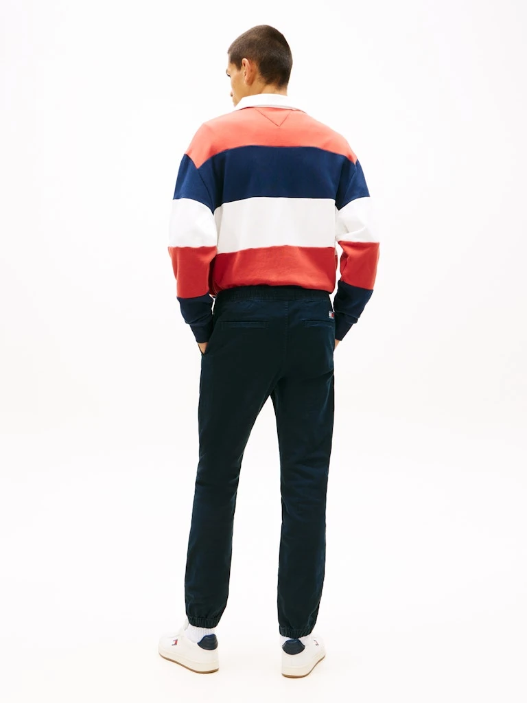 Tommy Hilfiger Erkek Lacivert Jogger Lastik Paça Pantolon