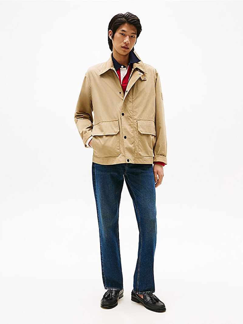 Tommy Hilfiger Erkek Bej Kısa Ceket
