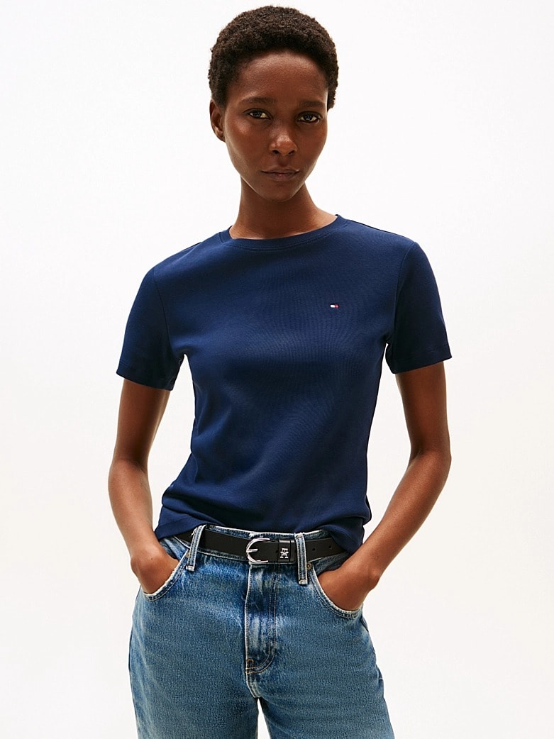 Tommy Hilfiger Kadın Lacivert T-Shirt