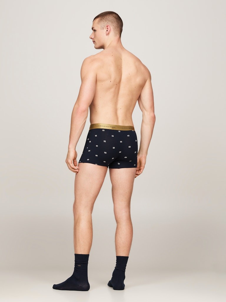 Tommy Hilfiger Mavi Erkek Boxer Çorap Hediyeli