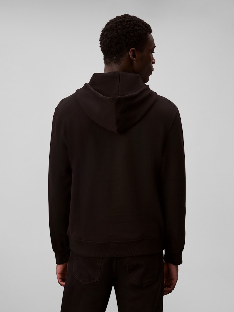 Calvin Klein Erkek Siyah Kapşonlu Sweatshirt