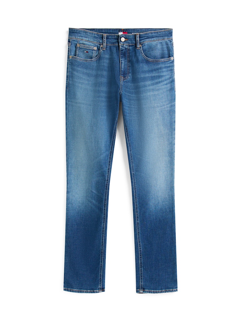 Tommy Hilfiger Erkek Mavi Dar Kesim Scanton Jean Pantolon