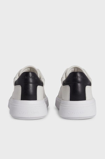 Calvin Klein Erkek Mavi Kısa Taban Sneakers