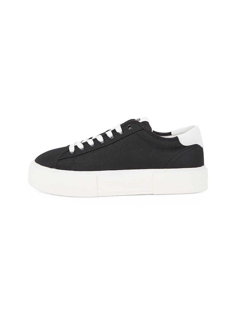 Tommy Hilfiger Siyah Kadın Kısa Taban Sneakers - EN0EN02792BDS