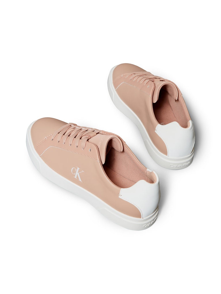 Calvin Klein Kadın Pembe Kısa Taban Sneakers