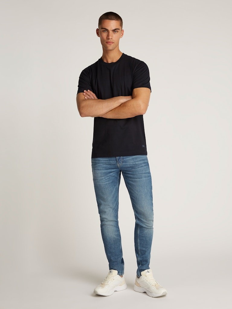 Calvin Klein Rejeneratif Pamuk Siyah Erkek Kısa Kollu T-Shirt - J30J327100BEH