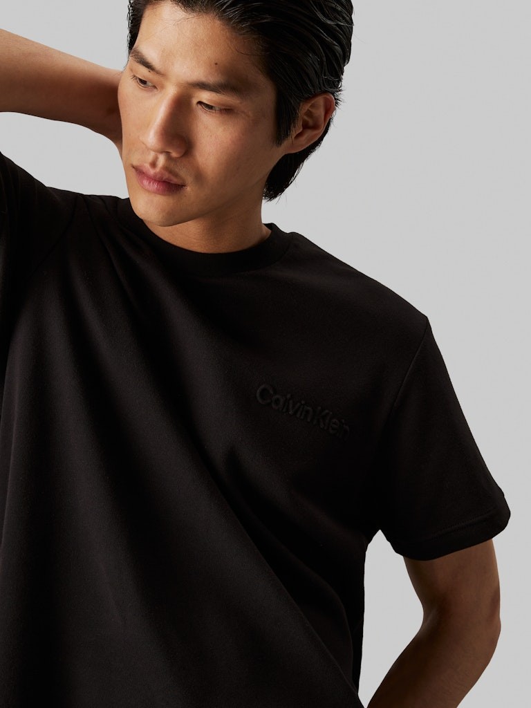 Calvin Klein Organik Pamuk Siyah Erkek Kolsuz T-Shirt - K10K113737BEH