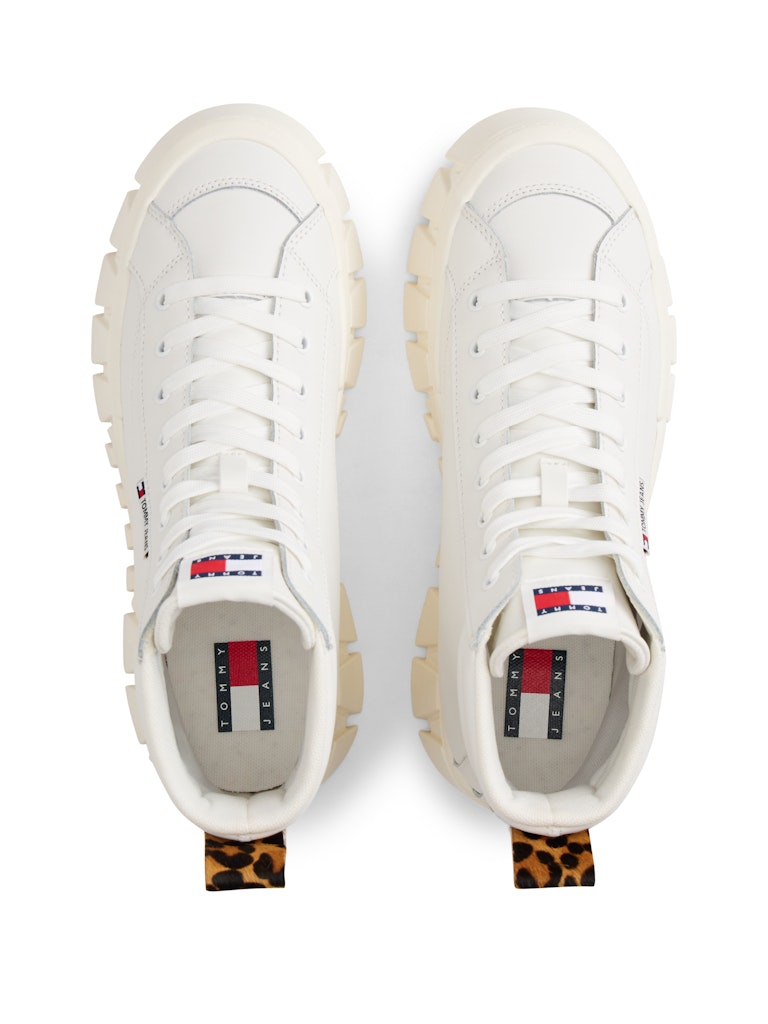 Tommy Hilfiger Kadın Yarım Boğazlı Beyaz Sneakers