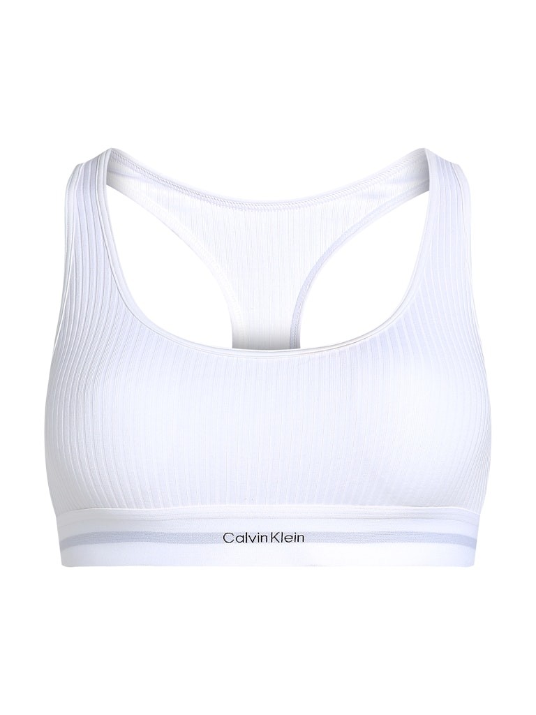 Calvin Klein Modal Beyaz Kadın Yüzücü Bralet - LV00QF8018100