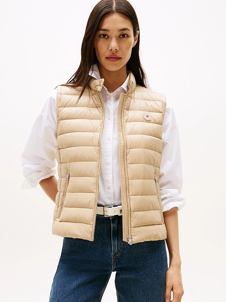 Tommy Hilfiger Kadın Bej Yelek