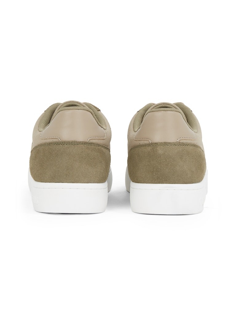 Calvin Klein Pamuk Yeşil Erkek Kısa Taban Sneakers - YM0YM012180H7