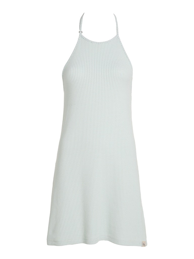 Calvin Klein Keten Mavi Kadın Kolsuz Elbise - J20J225286CDV