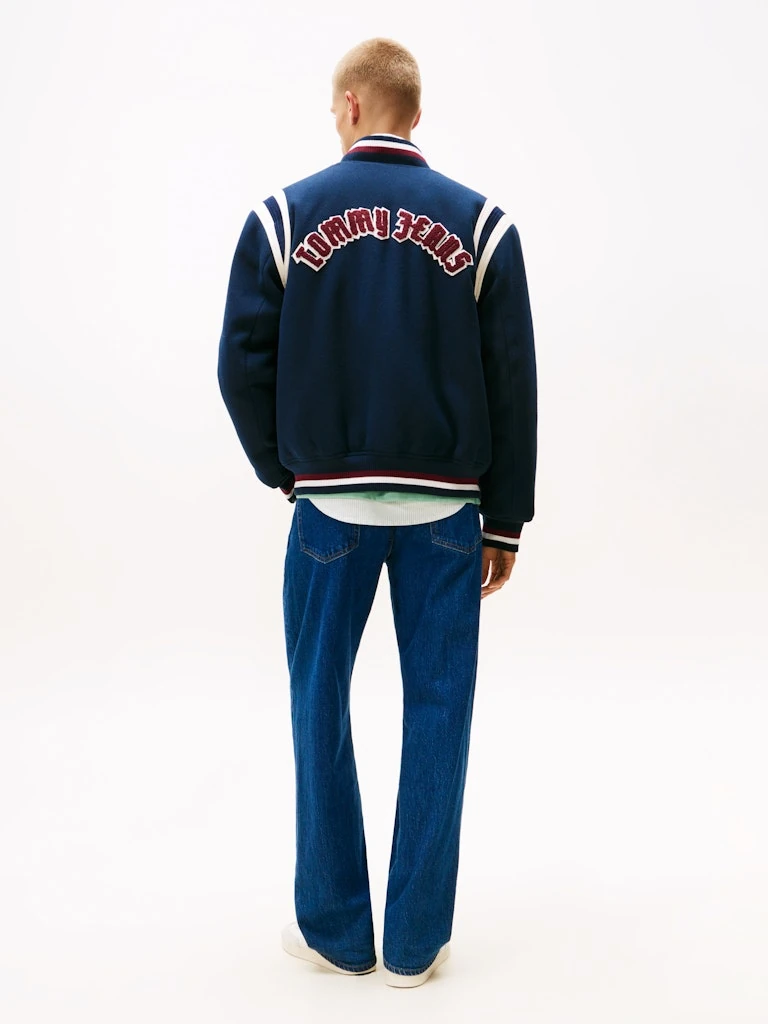 Tommy Hilfiger Erkek Bomber Lacivert Mont