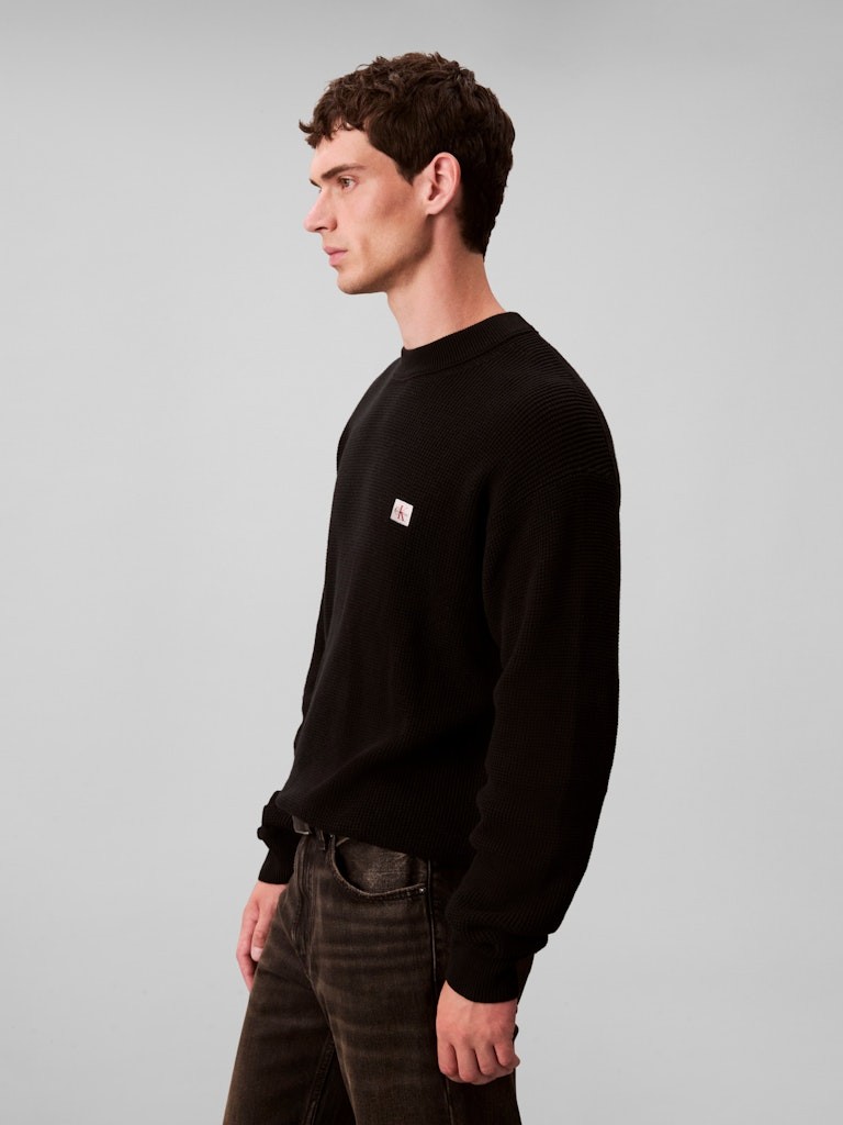 Calvin Klein Erkek Siyah O Yaka Triko