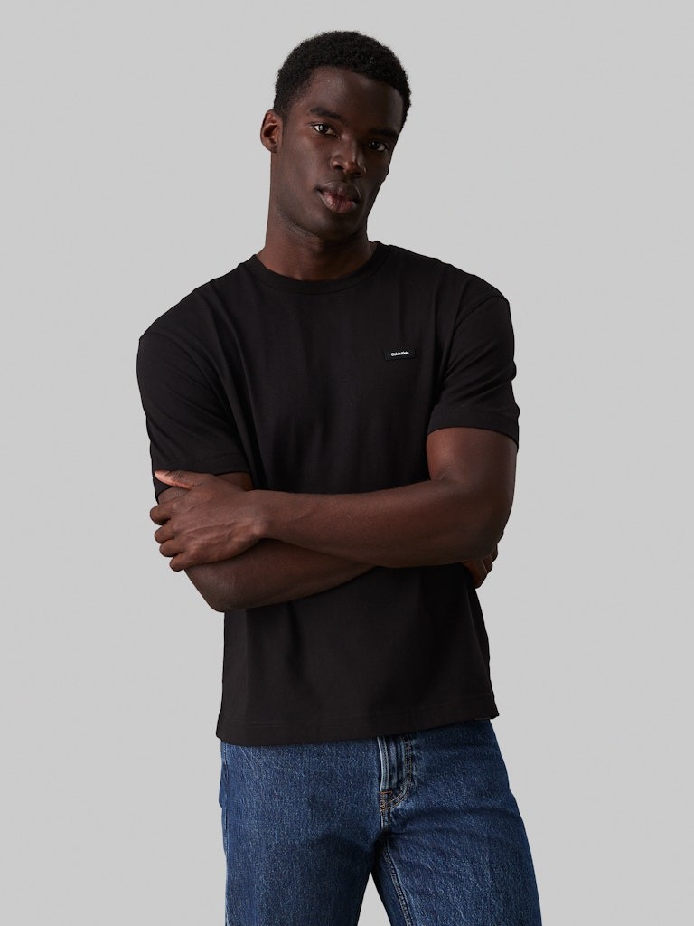 Calvin Klein Rejeneratif Pamuk Siyah Erkek Kısa Kollu T-Shirt - K10K112749BEH