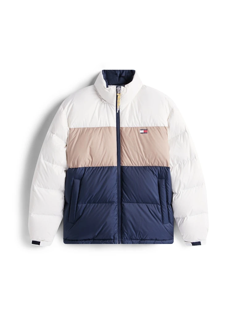 Tommy Hilfiger Erkek Beyaz Kaz Tüyü Puffer  Mont