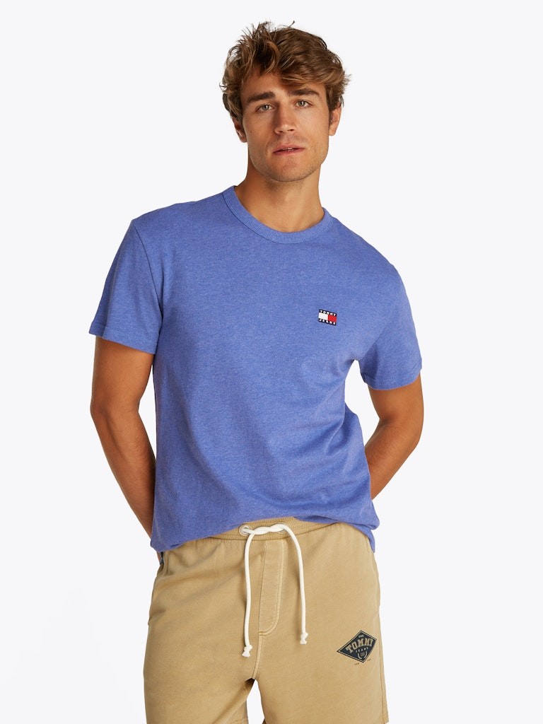 Tommy Hilfiger Rejeneratif Pamuk Mavi Erkek Kısa Kollu T-Shirt - DM0DM20322DSF