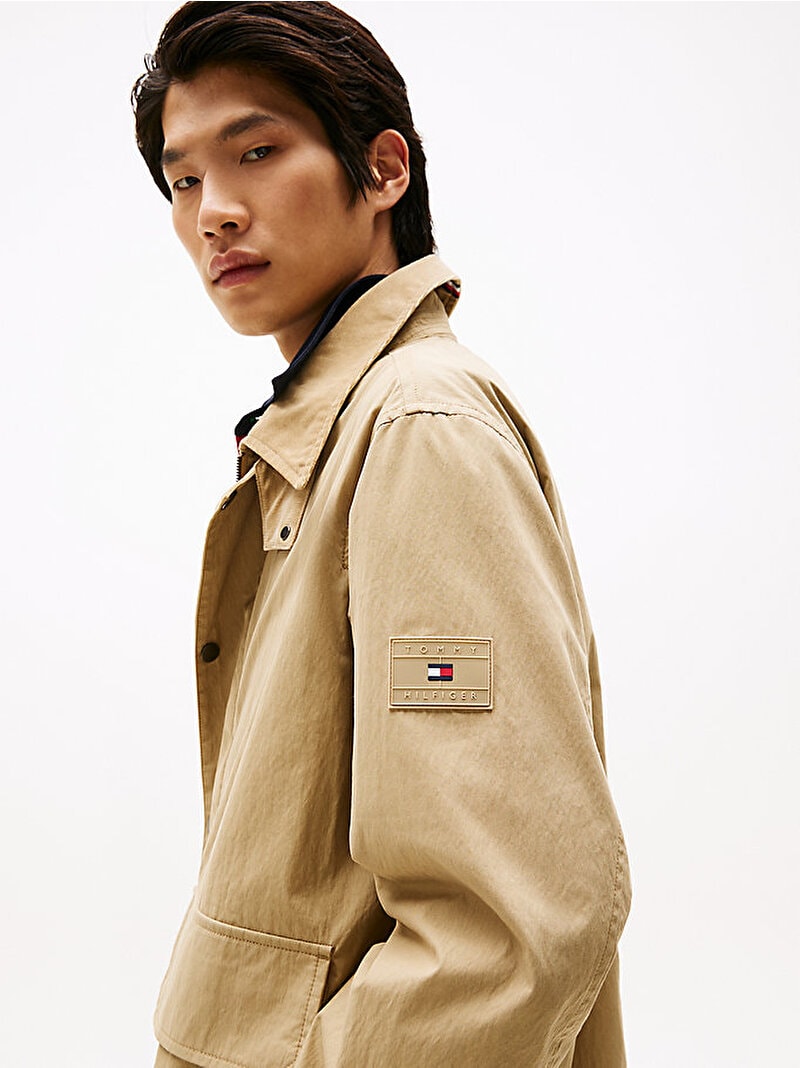 Tommy Hilfiger Erkek Bej Kısa Ceket
