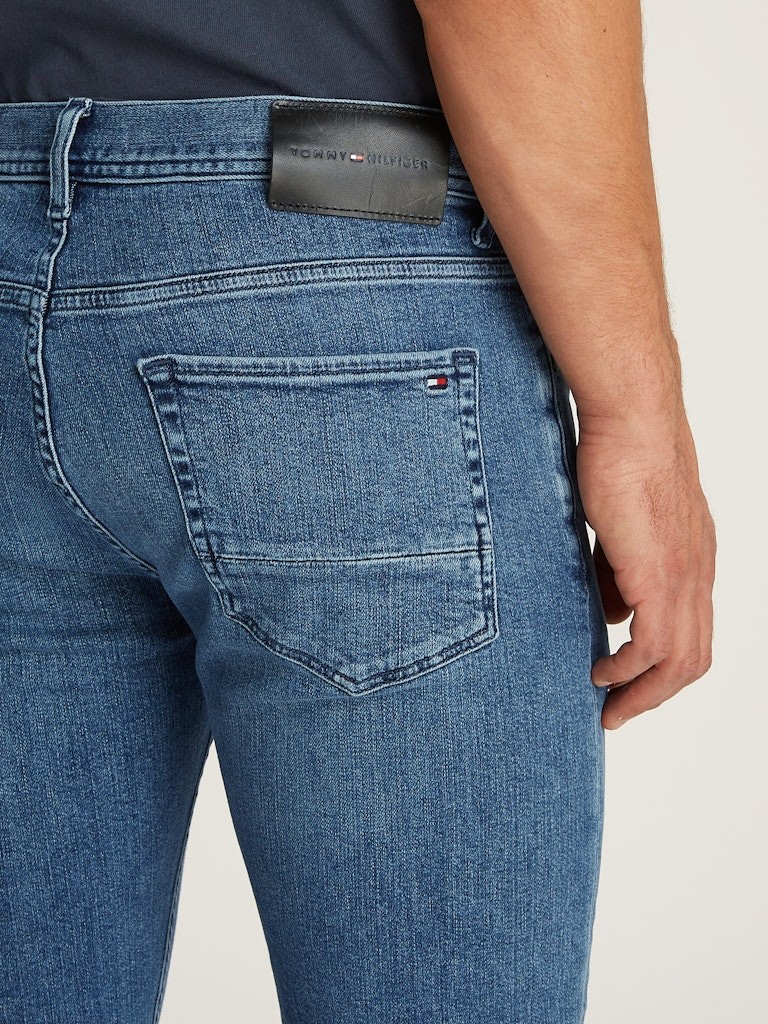 Tommy Hilfiger Denim Mavi Erkek Slim Bleecker Jean Pantolon - MW0MW378301BE