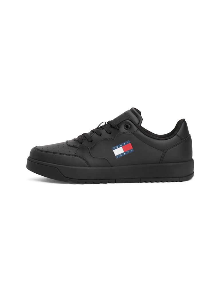 Tommy Hilfiger Erkek Siyah Orta Taban Retro Sneakers