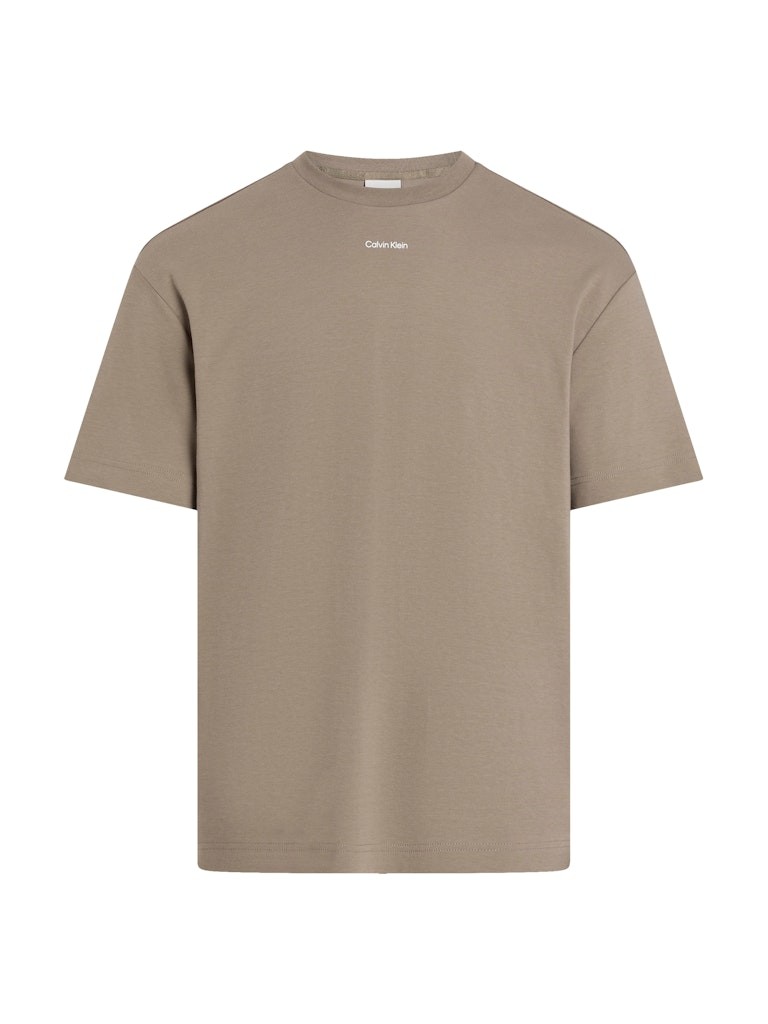 Calvin Klein Rejeneratif Pamuk Vizon Erkek Kısa Kollu T-Shirt - K10K112487PB8