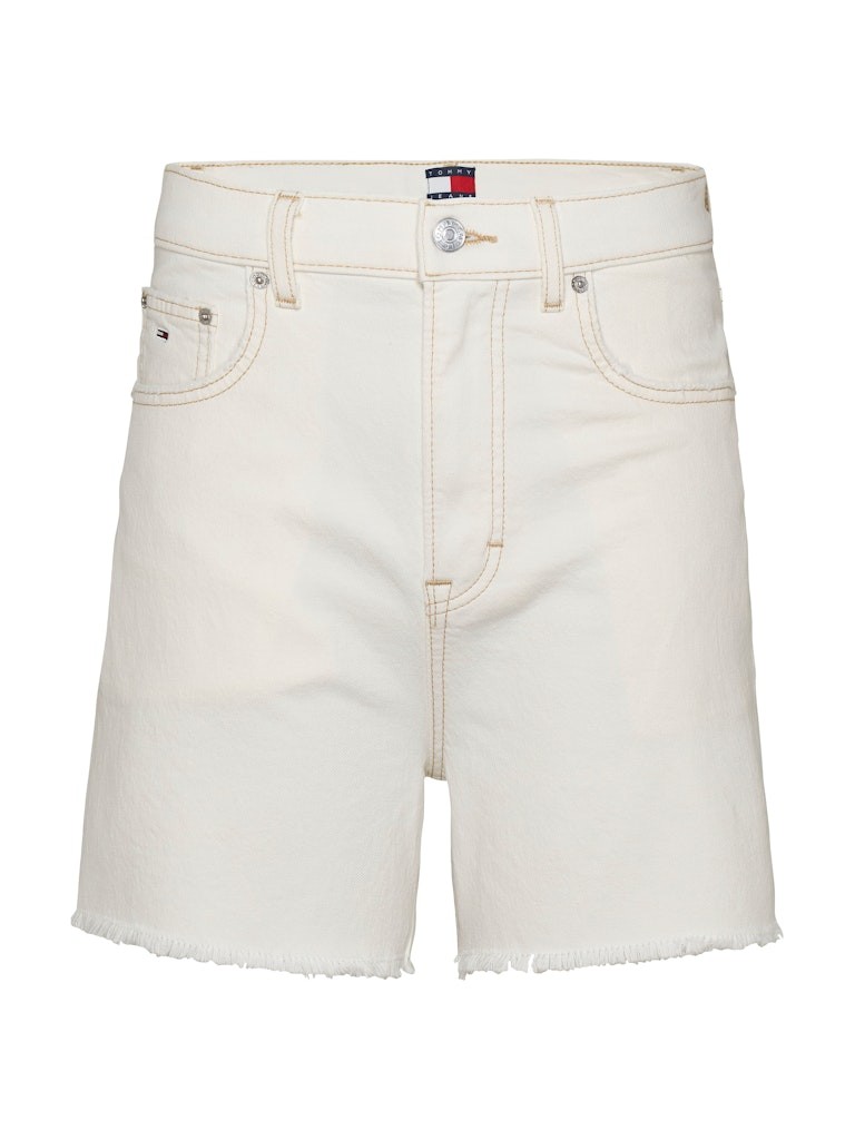 Tommy Hilfiger Rejeneratif Pamuk Beyaz Kadın 5 Cep Mom Şort - DW0DW200931CE