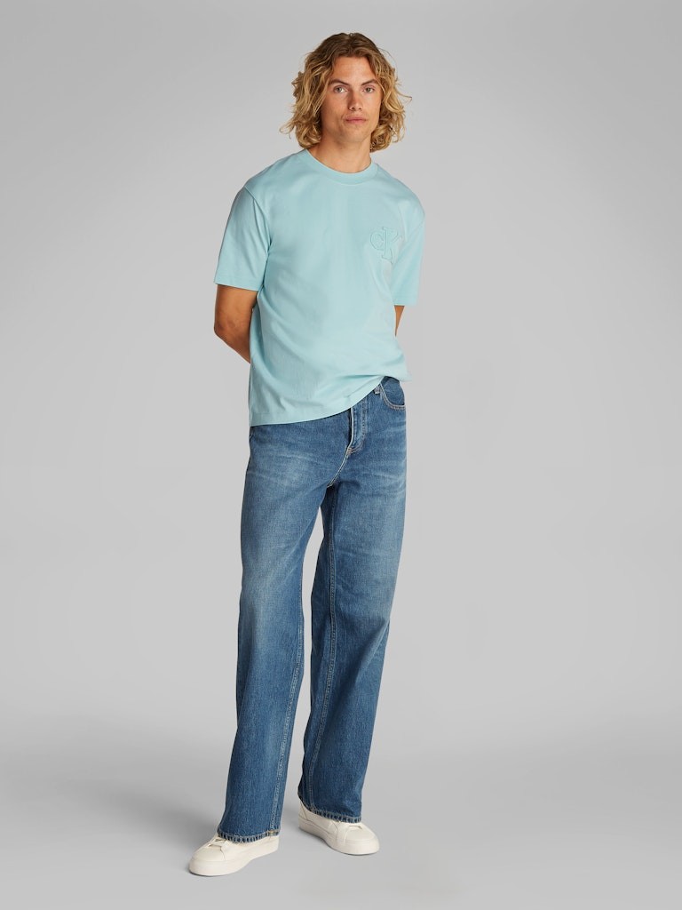 Calvin Klein Rejeneratif Pamuk Yeşil Erkek Kısa Kollu T-Shirt
