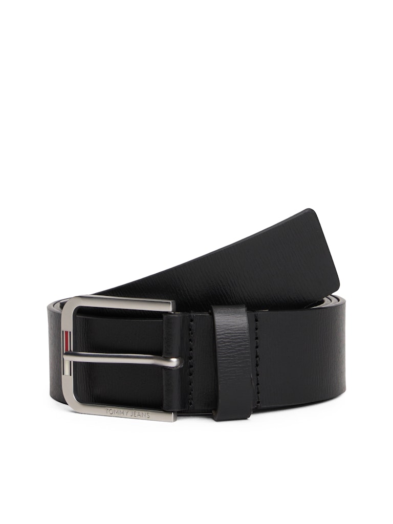 Tommy Hilfiger Erkek Standart 4 cm Siyah Kemer