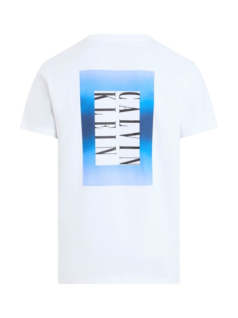 Calvin Klein Rejeneratif Pamuk Beyaz Erkek Kısa Kollu T-Shirt - J30J327478YAF