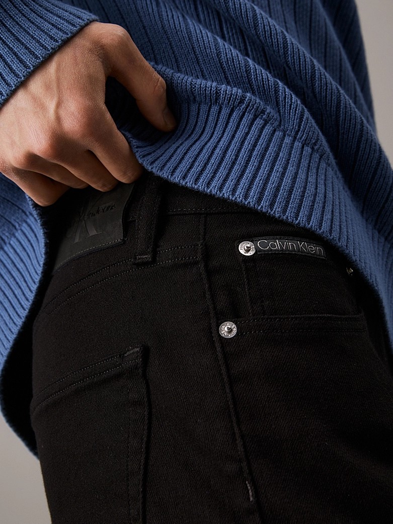 Calvin Klein Streç Pamuklu Normal Bel Daralan Paça Dad Jeans Erkek Kot Pantolon - J30J3259941BY