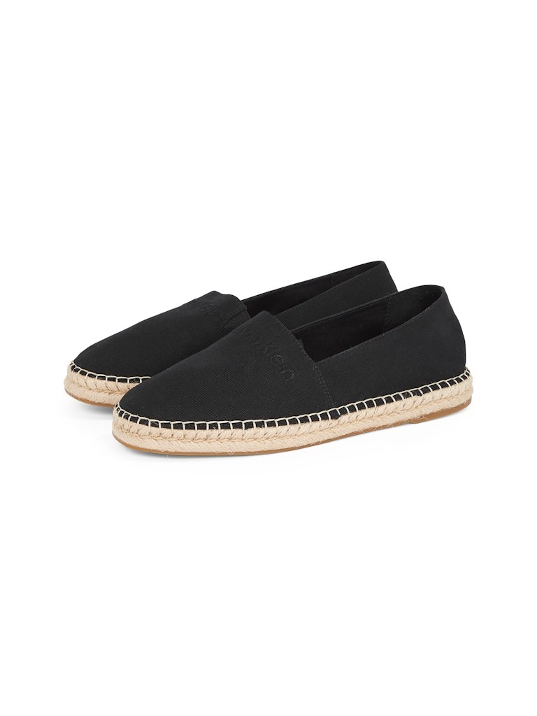 Calvin Klein Pamuk Siyah Erkek Espadril Ayakkabı - HM0HM01808BEH