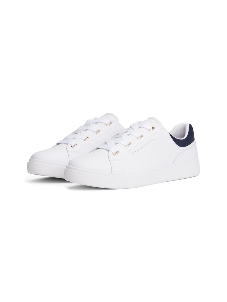 Tommy Hilfiger Kadın Beyaz Kısa Taban Sneakers