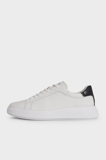 Calvin Klein Erkek Mavi Kısa Taban Sneakers