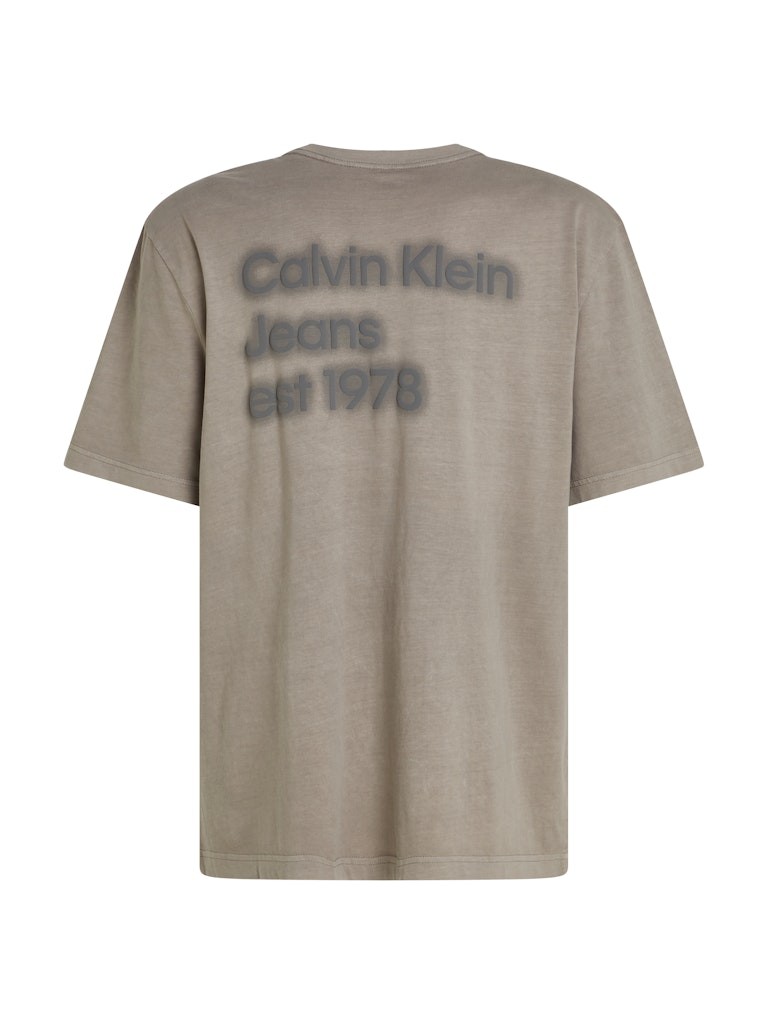 Calvin Klein Jeans Gri Erkek T-Shirt - J30J327078PEO