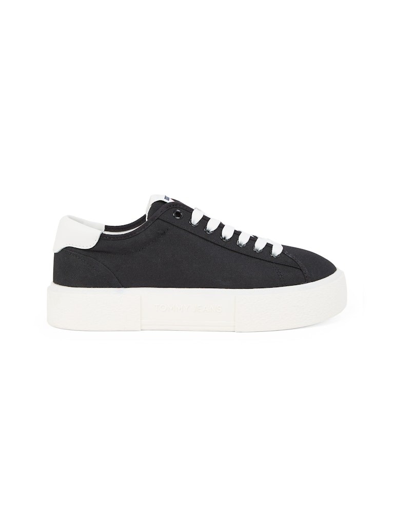 Tommy Hilfiger Siyah Kadın Kısa Taban Sneakers - EN0EN02792BDS